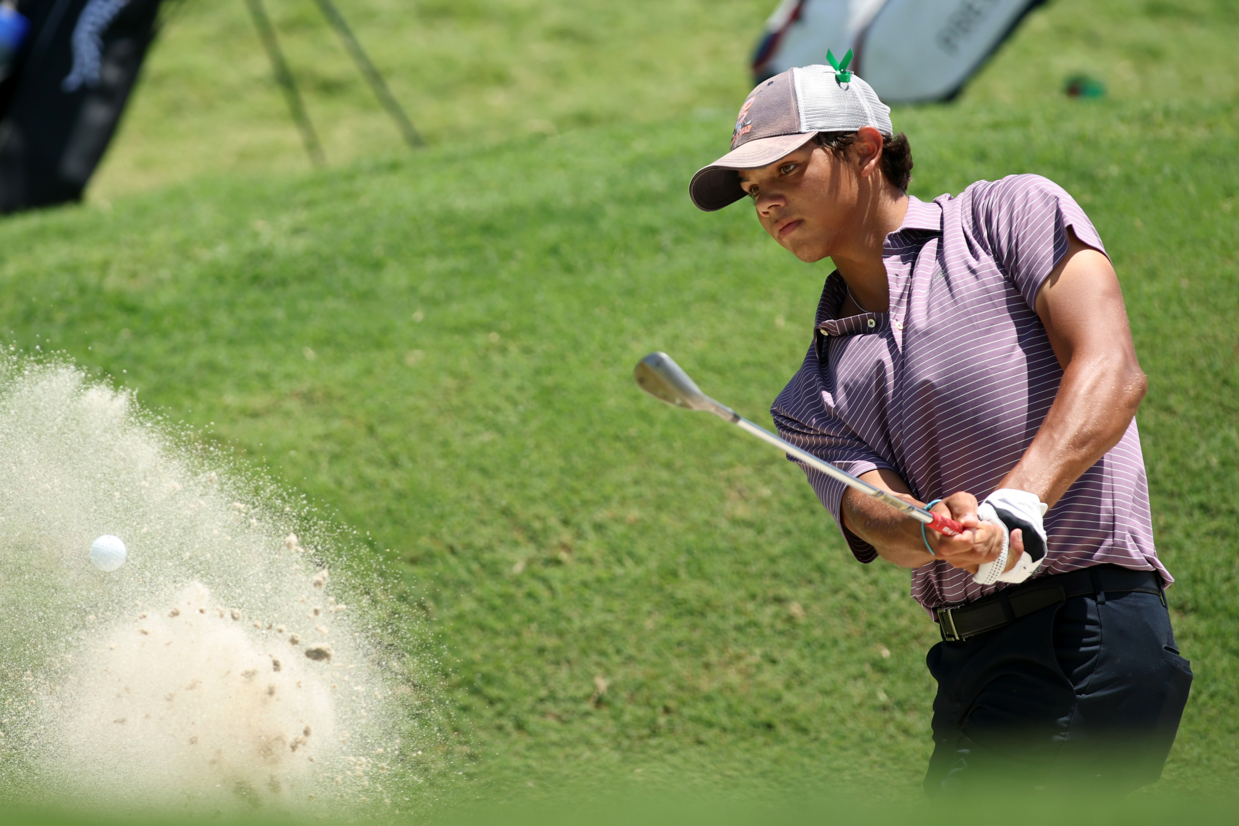Tiger Woods Son Charlie Hits Epic Hole in One While Playing Alongside Father