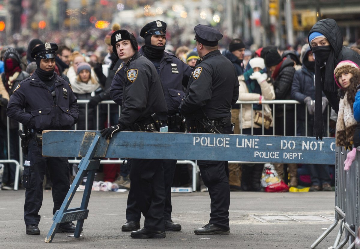 Heightened Security in Times Square on New Year’s Eve - Newsweek