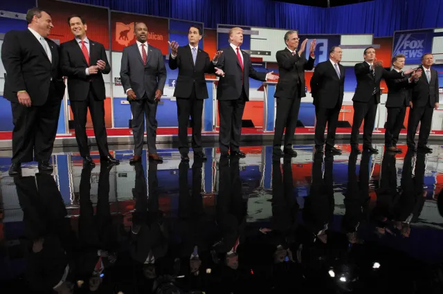 Republicans 2016 2016 Republican Presidential Candidates Come Out Strong in First Debate ...