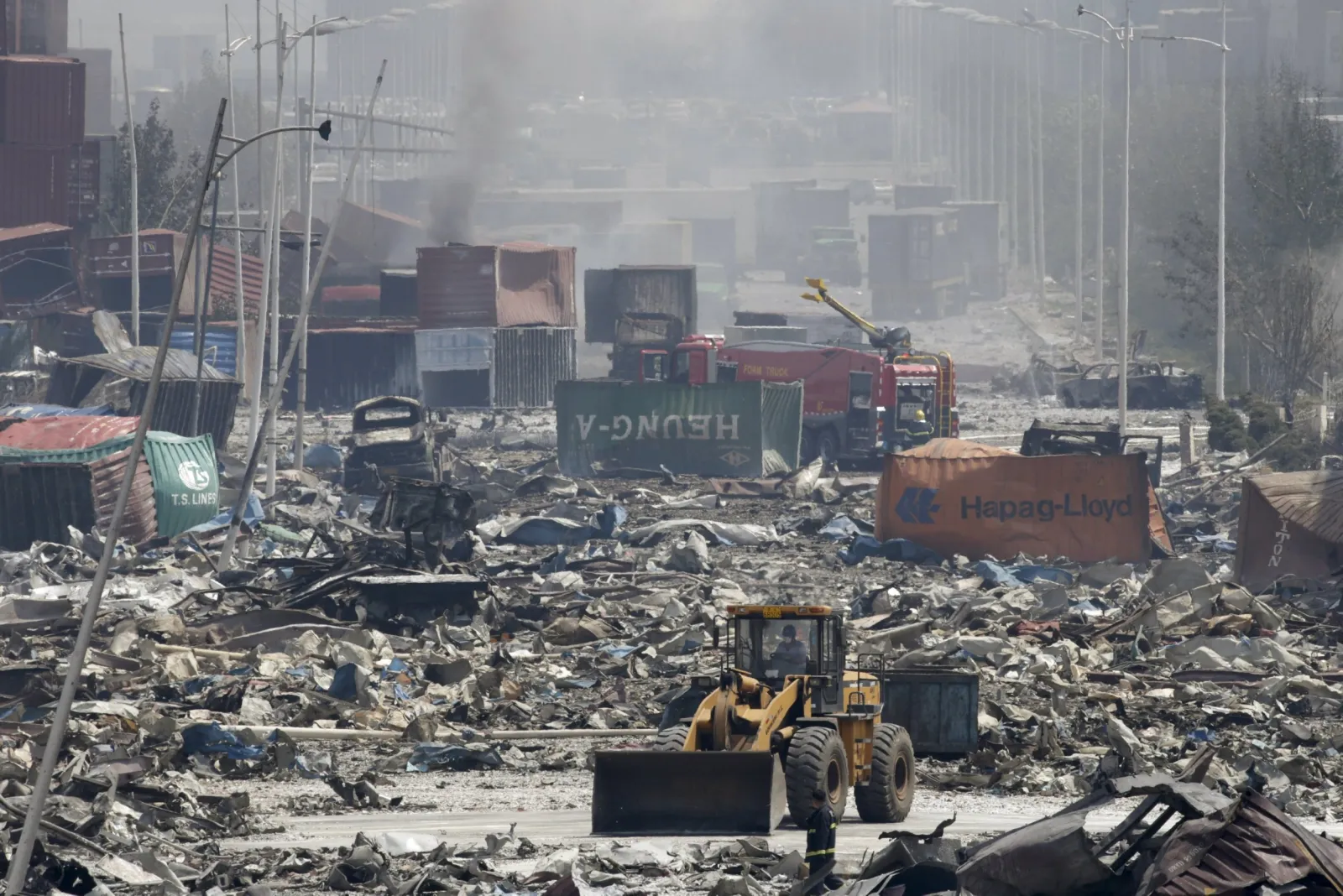 Photos Show Aftermath of Explosions in Tianjin, China, at Chemical ...