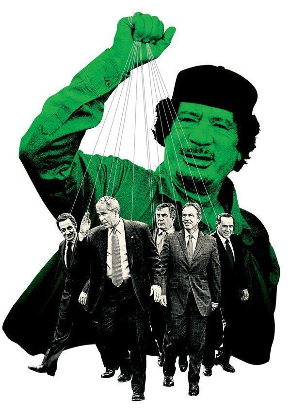How Gaddafi Friended Bush, Blair, and Berlusconi - Newsweek