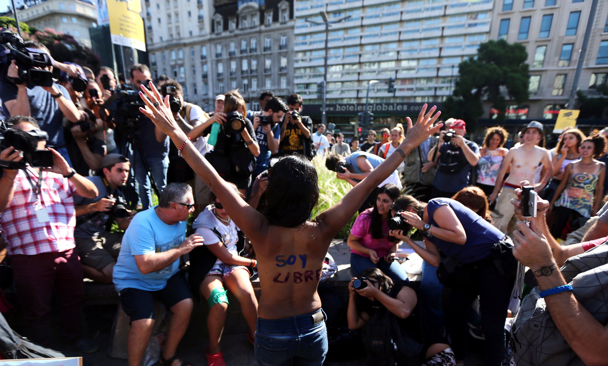 Argentine Women Go Topless for Sunbathers' Rights - Newsweek