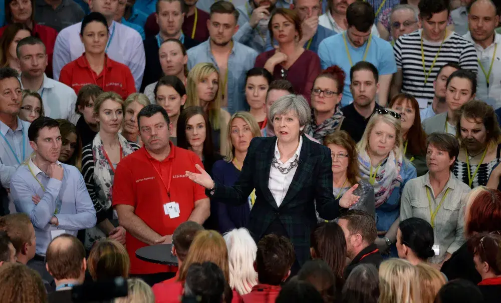 Theresa May’s Lead in U.K. Election Slips After Manchester Terror Attack