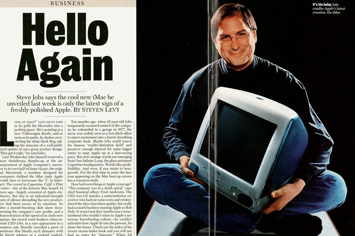 Apple - S.jobsさん専用 Steve Jobs Unveils the iMac - Newsweek