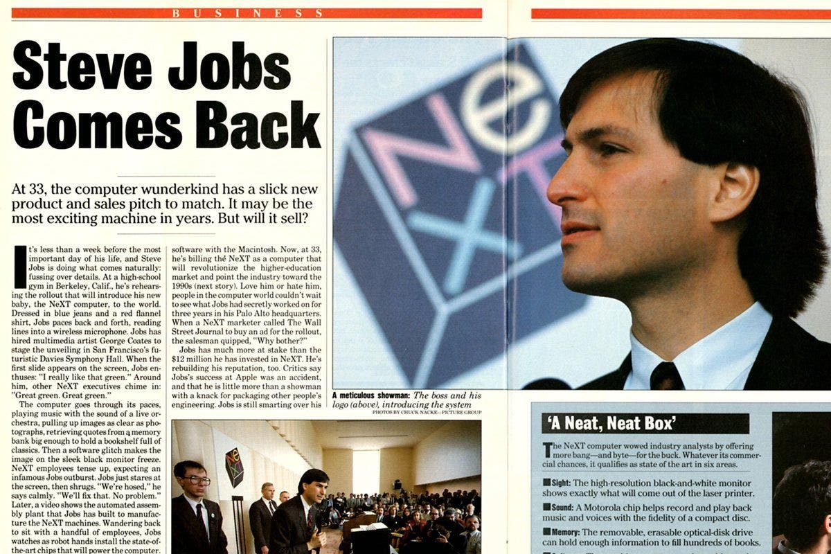 Steve Jobs Comes Back - Newsweek