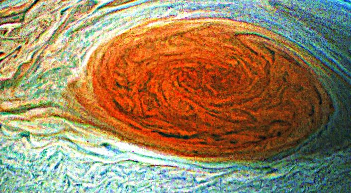 Jupiter's Great Red Spot Revealed in Images Processed by Citizen