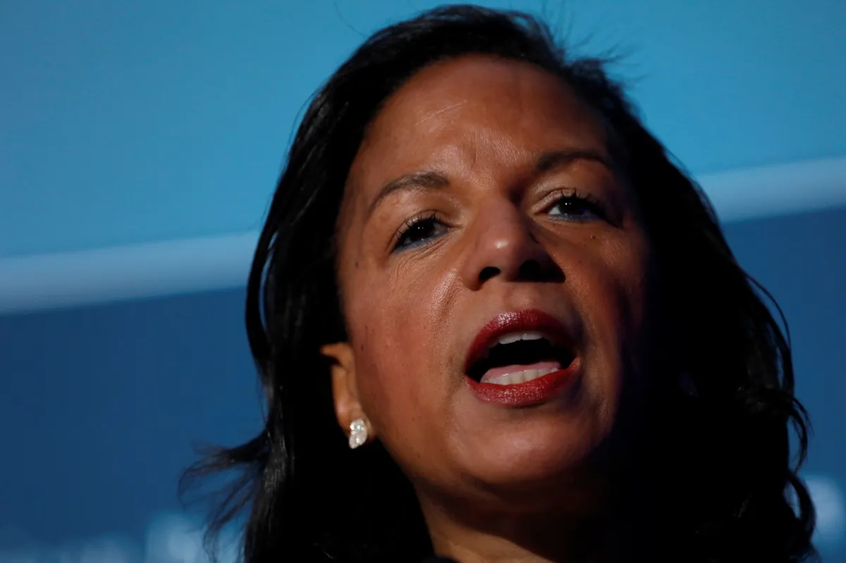 Susan Rice Lips Susan Rice Explains Why She Unmasked Trump Officials - Newsweek