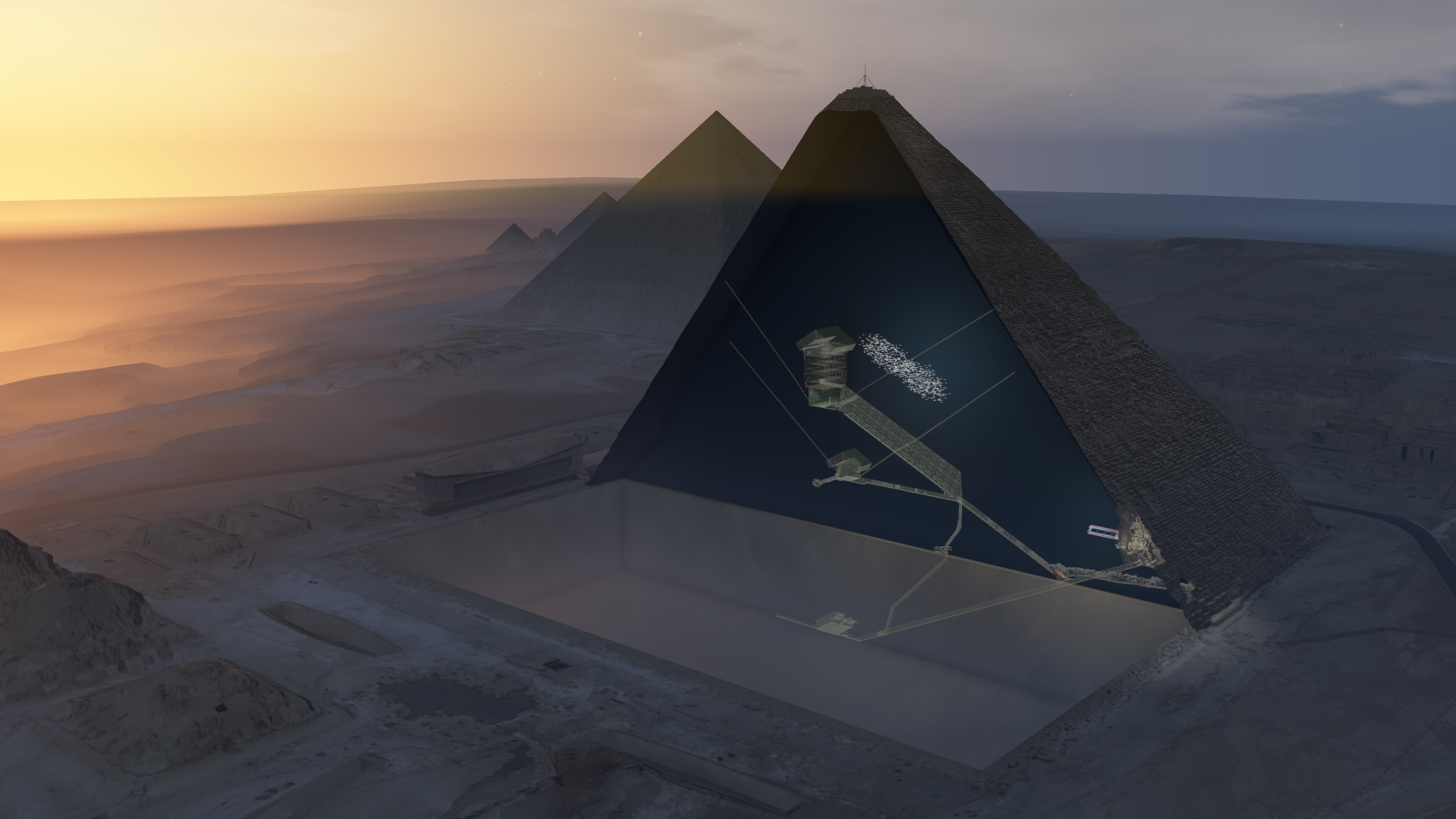 Ancient Egypt: Huge Secret Chamber in Giza's Great Pyramid