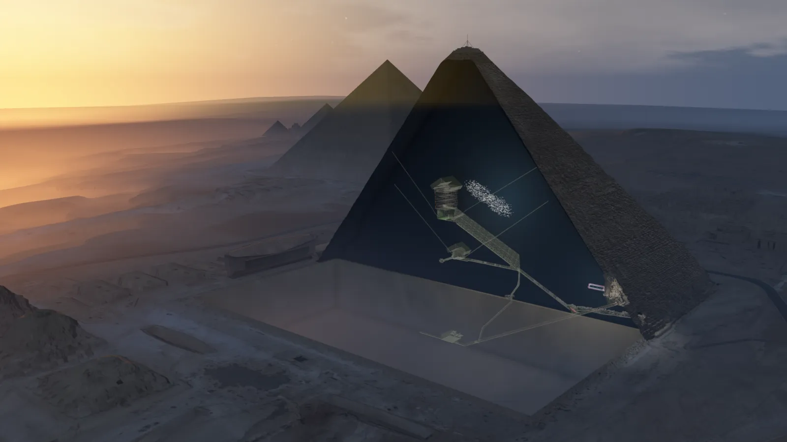 Ancient Egypt: Huge Secret Chamber in Giza's Great Pyramid