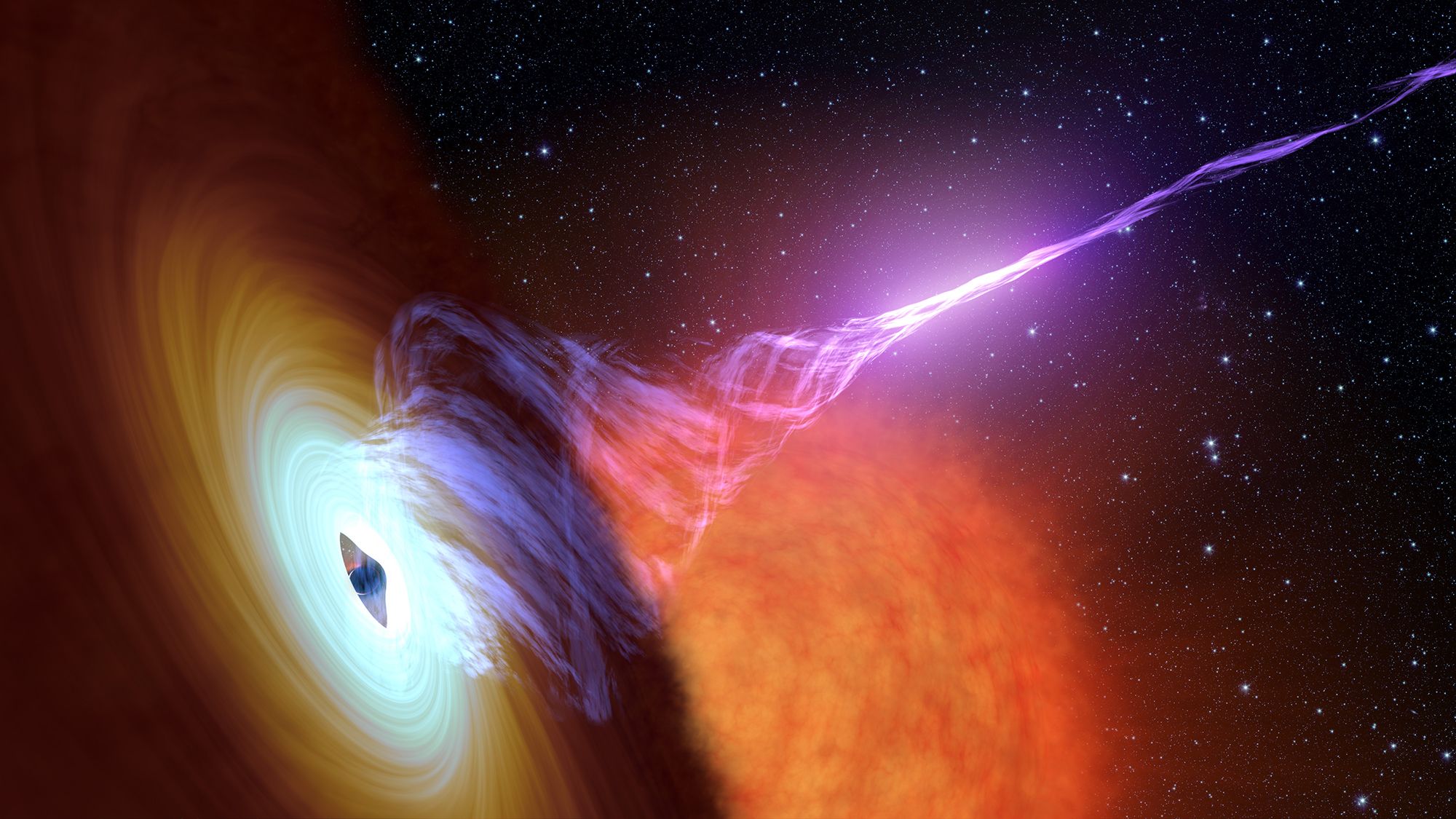 As Black Holes Eat Stars, They Shoot Death Rays of Plasma Into