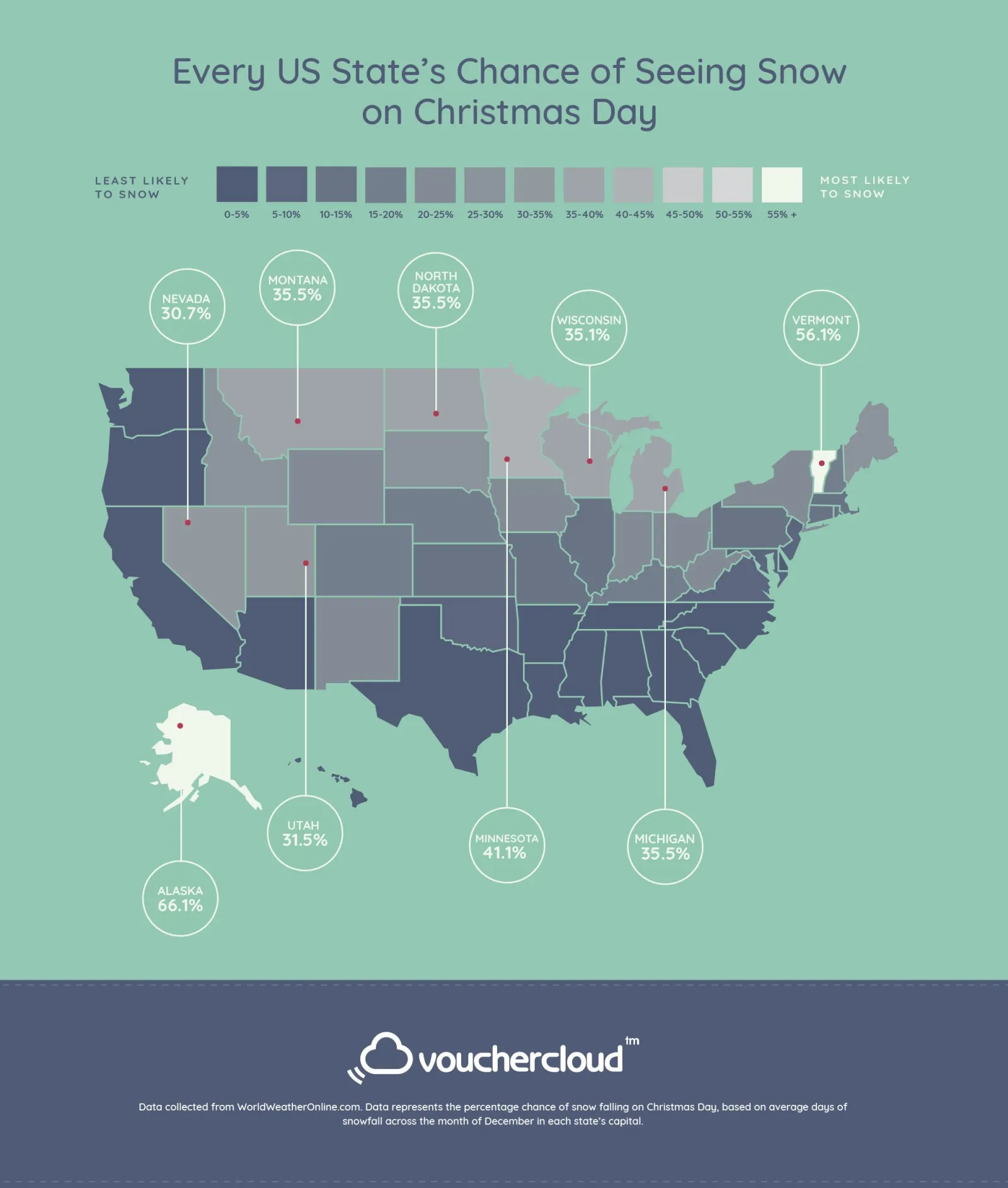 Will It Be a White Christmas? These Maps Show Where Snow May Fall on ...