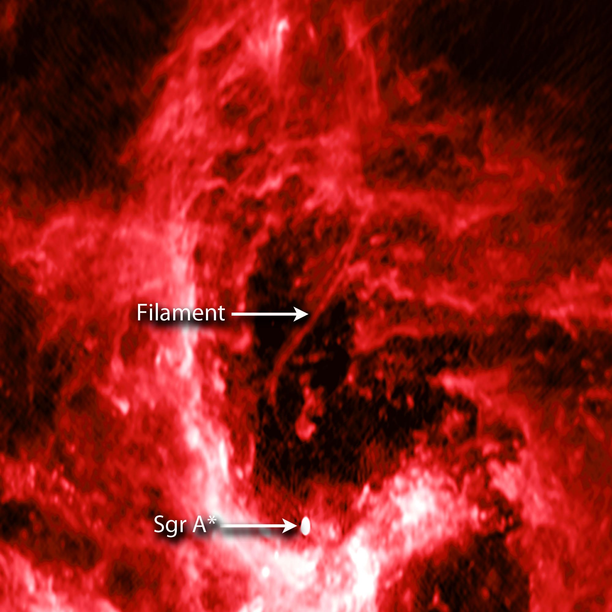 Mysterious Cosmic String Tugs on Center of Milky Way—but