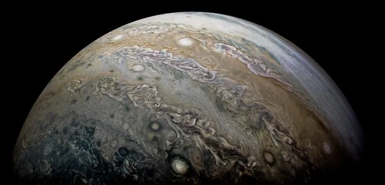 epithalon jupiter Huge New Storm Creates Hexagon at Jupiter's South Pole New NASA Photo Shows Cyclones