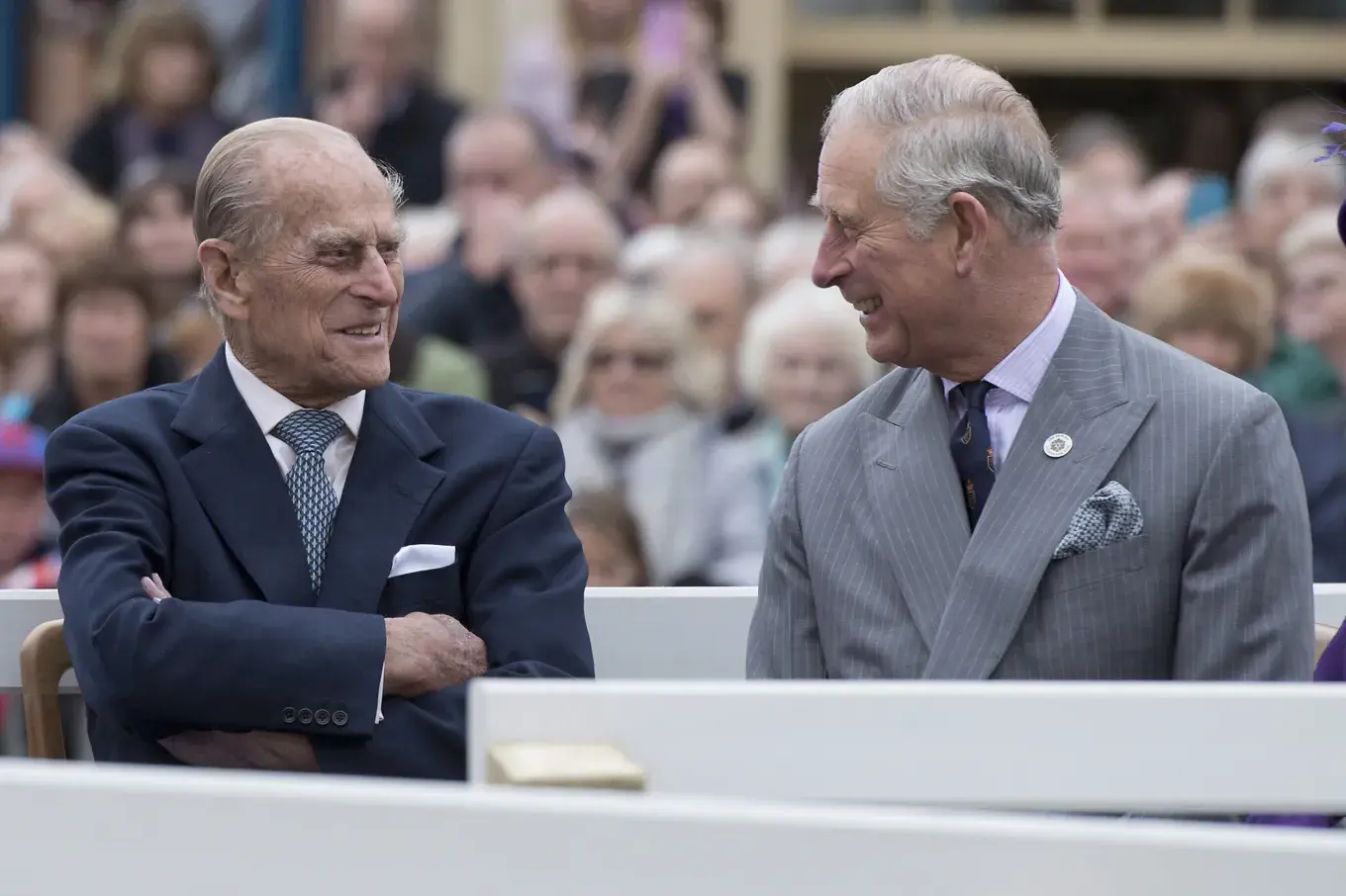 Prince Charles and Prince Philip