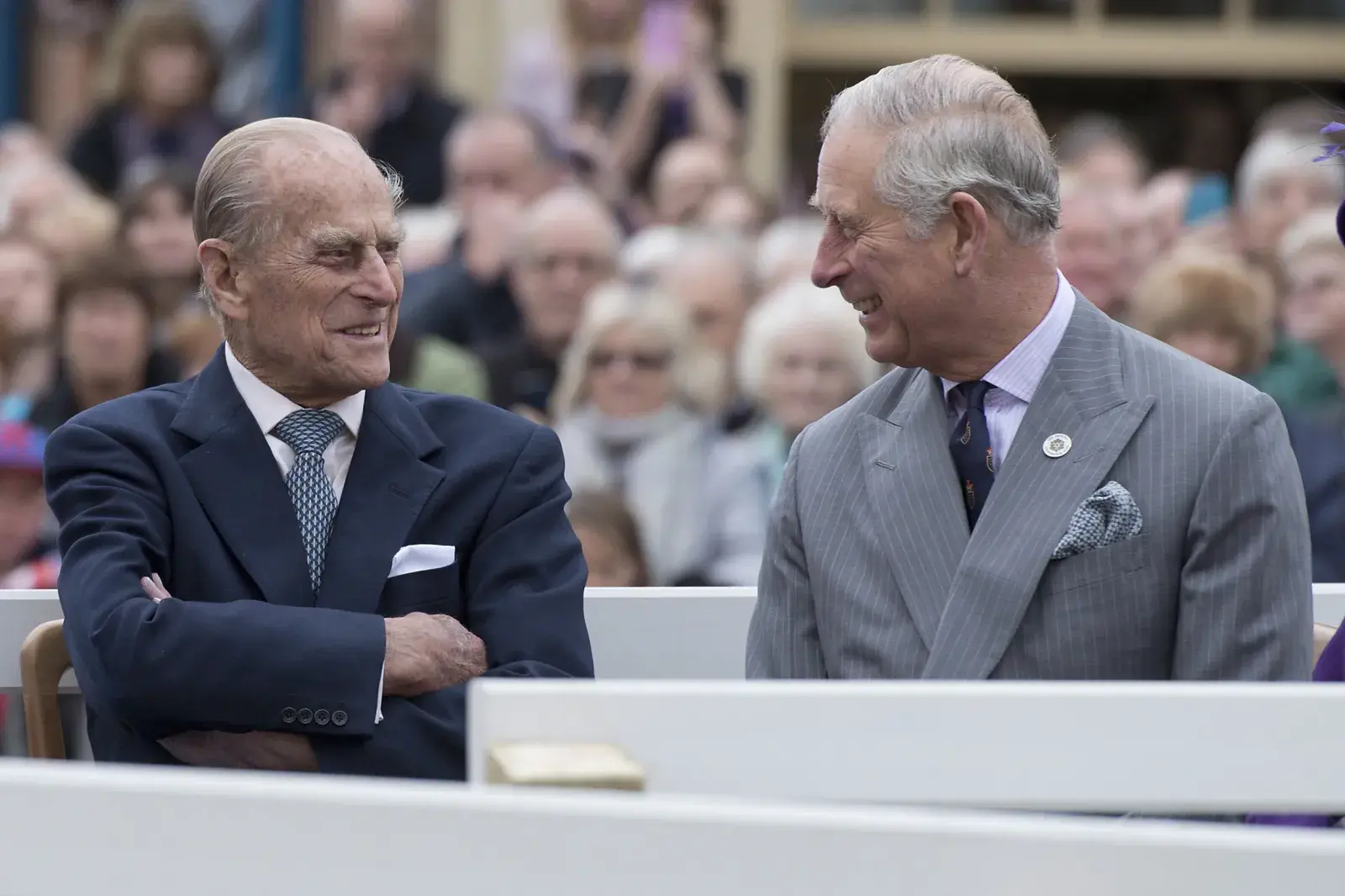 Prince Charles and Prince Philip