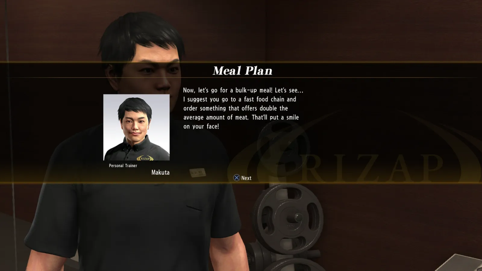 Yakuza 6' RIZAP Challenge Meal Plan Guide: What Food to Eat After