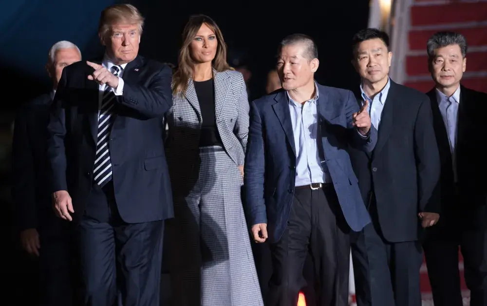 Melania Trump ‘Hoping to Be Freed Next’ After North Korea Hostages, Stephen Colbert Jokes