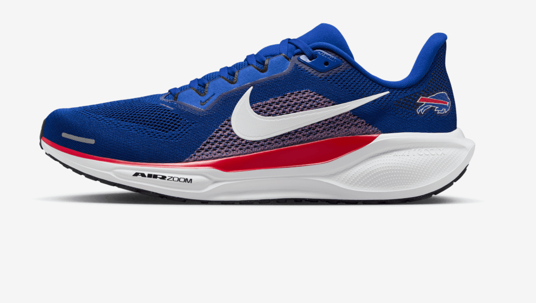 How to Buy Buffalo Bills Nike Air Pegasus 41 Sneakers: Shop  display picture 1