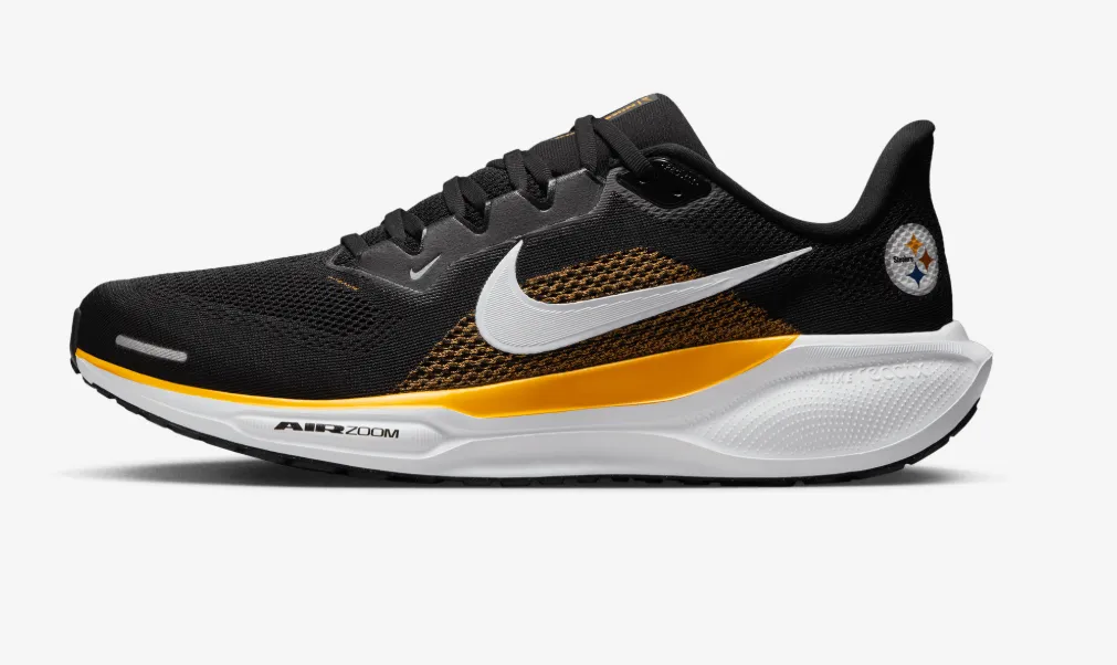 How to Buy Pittsburgh Steelers Nike Air Pegasus 41 Sneakers  display picture 2