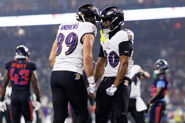 Baltimore Ravens tight end Mark Andrews