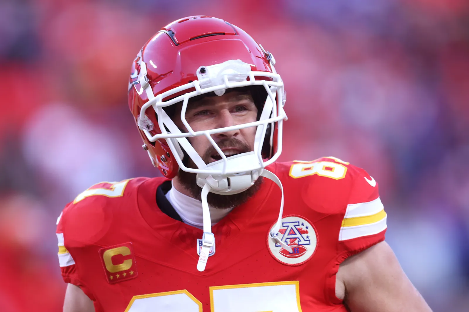 Travis Kelce của Chiefs có phản ứng bùng nổ sau cú chạm bóng của Patrick Mahomes - Newsweek