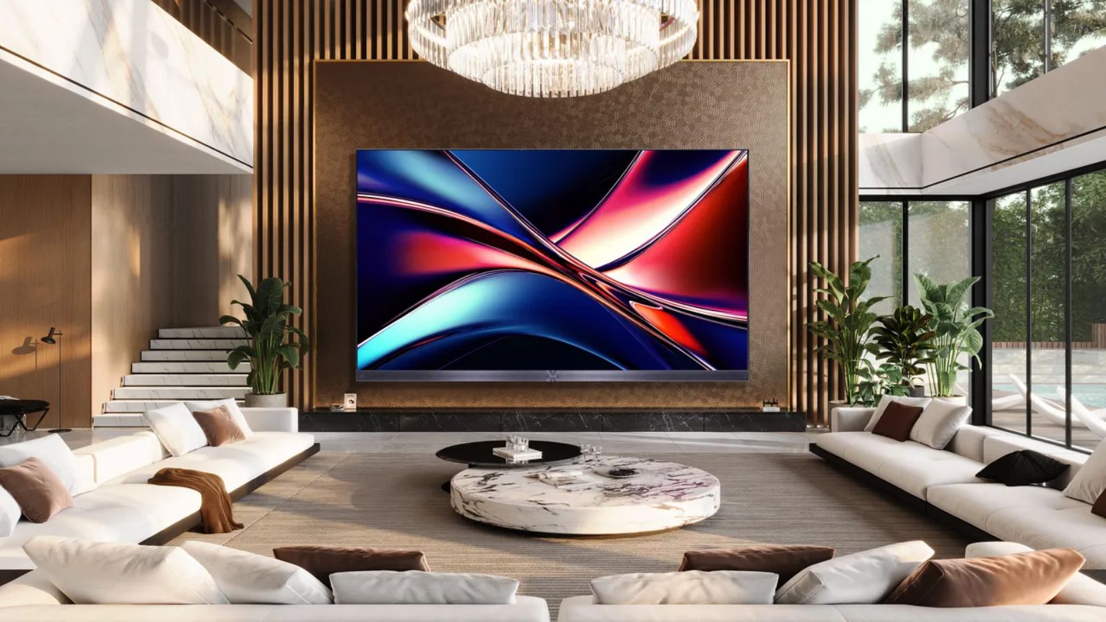 テレビ TAKE The 136-Inch TV is Here. Can You Fit It in Your Living Room