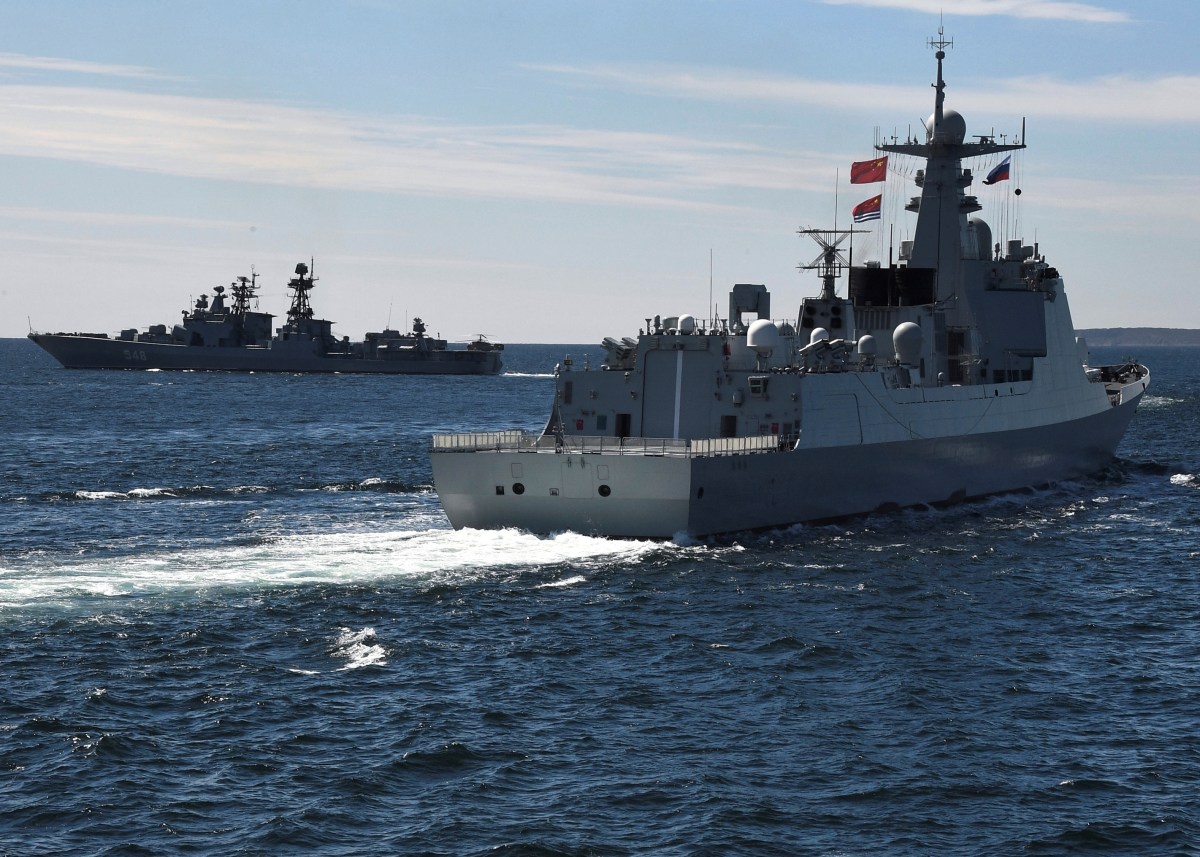 Photo: newsweek.com Russia-China Ships in Joint Naval Exercise