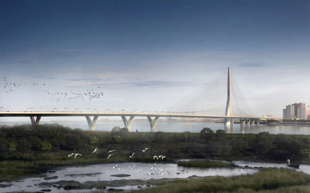 Construction Update From New Record-Breaking Bridge - Newsweek