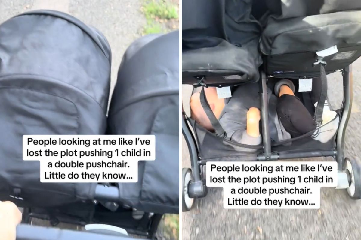 Mom Pushes Double Stroller With One Child—What's Hidden Below Goes Viral