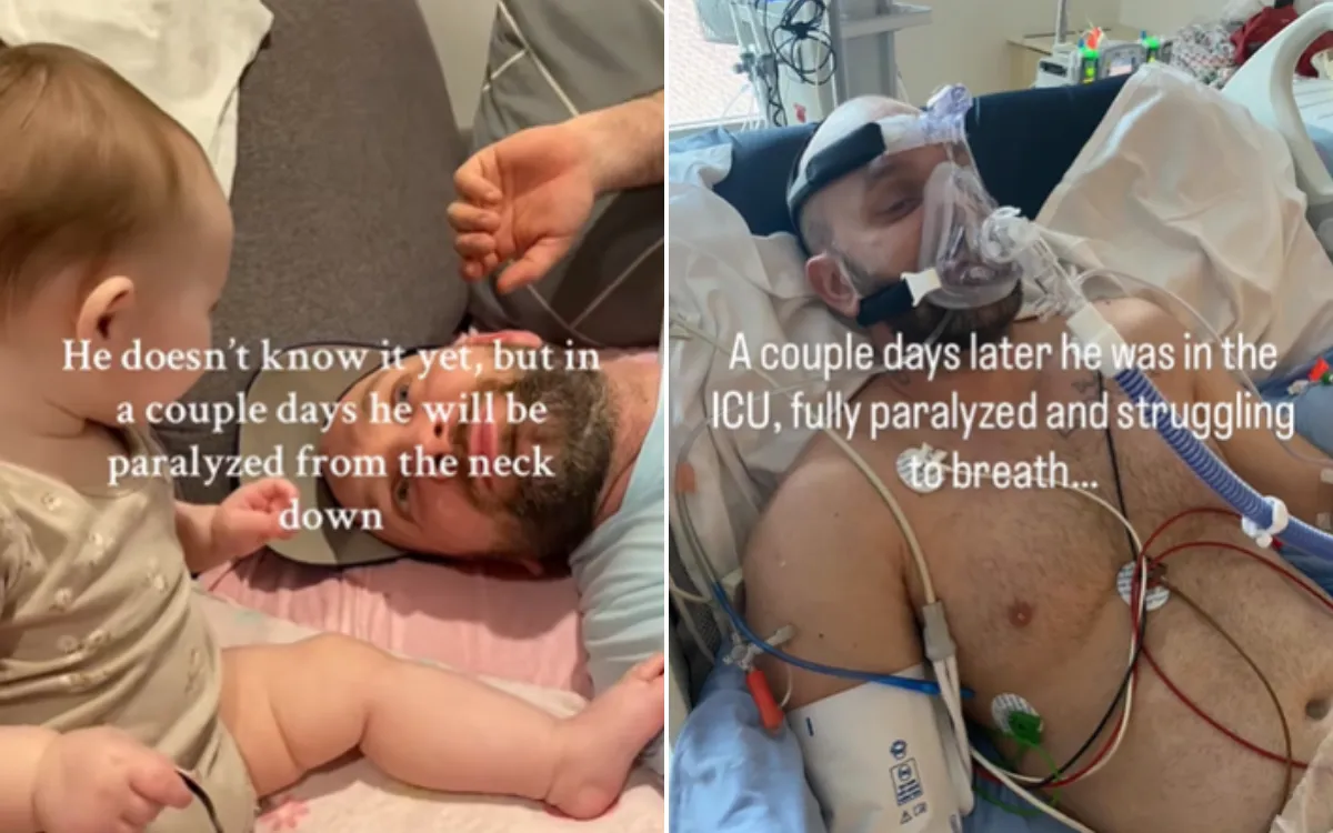 Dad Films Himself With Baby, Unaware Days Later Life Would Change Forever