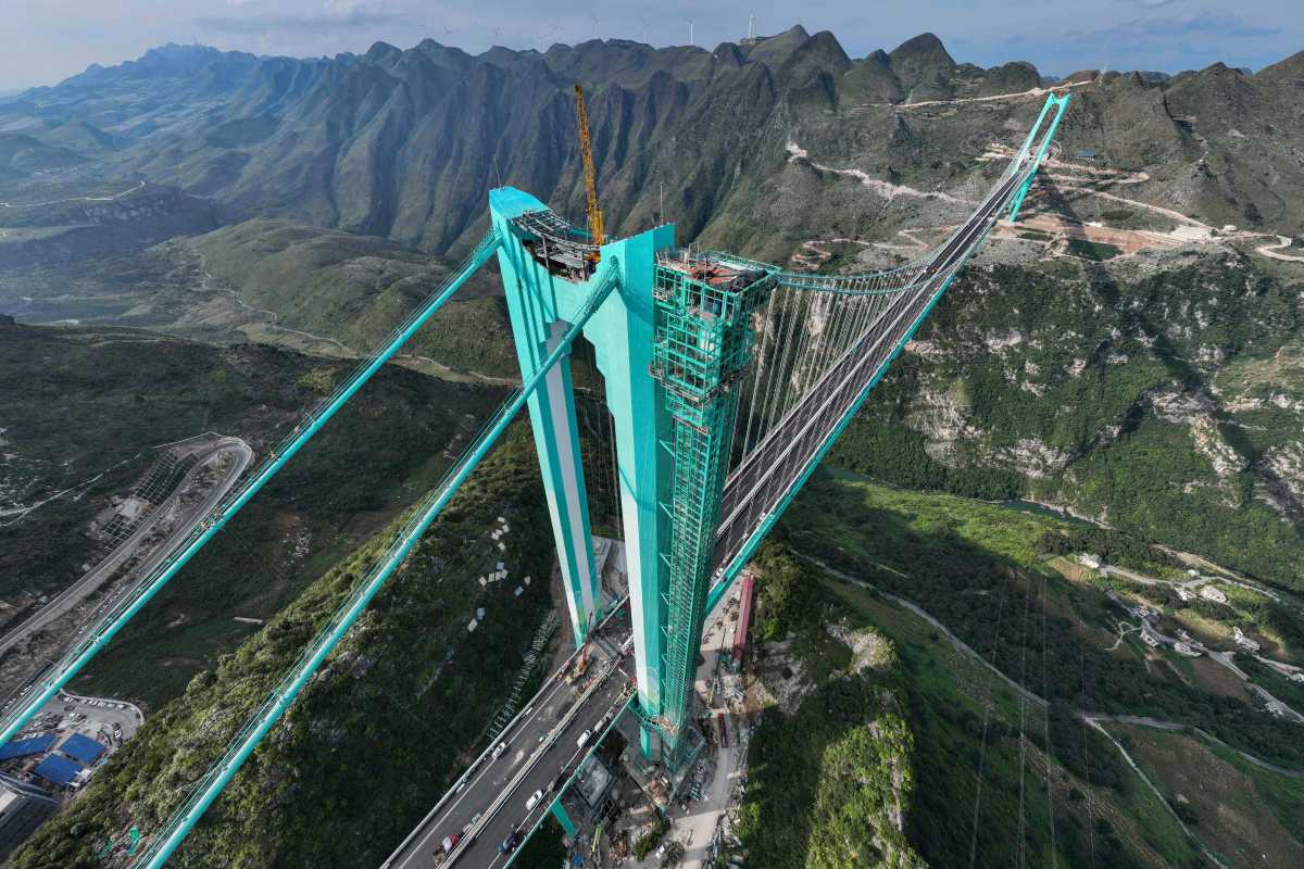 World& 039;s Tallest Bridge To Open 625 Meters Above Canyon