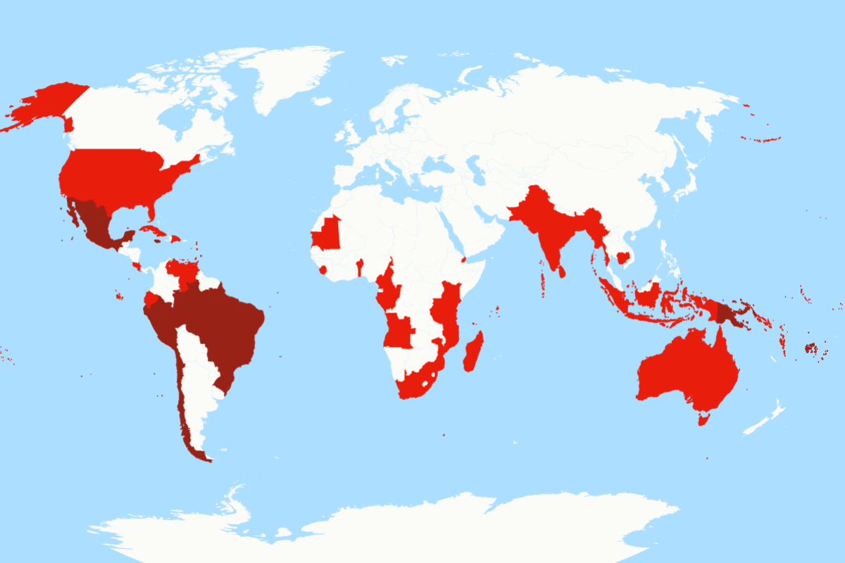 Map Shows Global Reach of China's Hospital Ship Missions