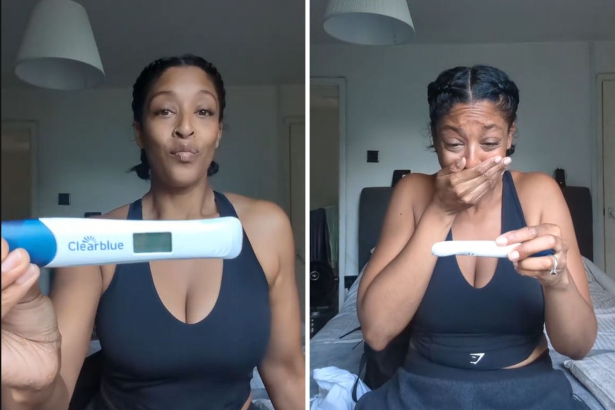 'IVF Warrior' Finally Takes a Pregnancy Test, Tears at What She Captures