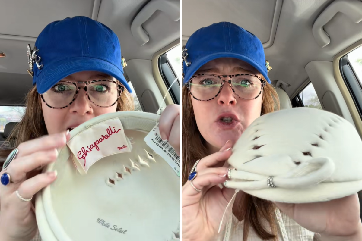 Thrifter Finds Vintage Hat for $6—She’s Obsessed With Who Designed It