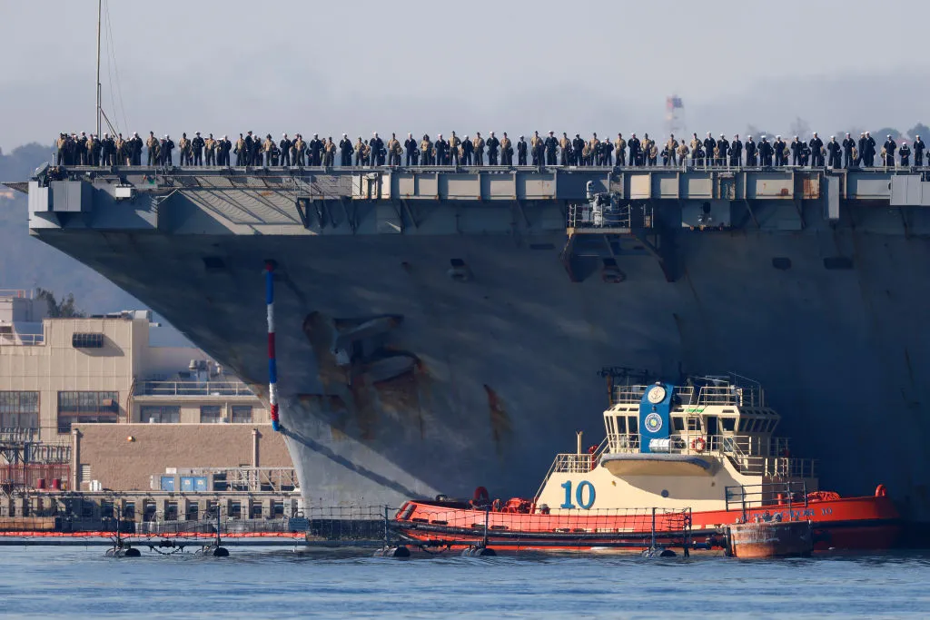 Image for article: Trump Rejects USS Lincoln Deployment Concerns—’Not Nearly Long Enough’