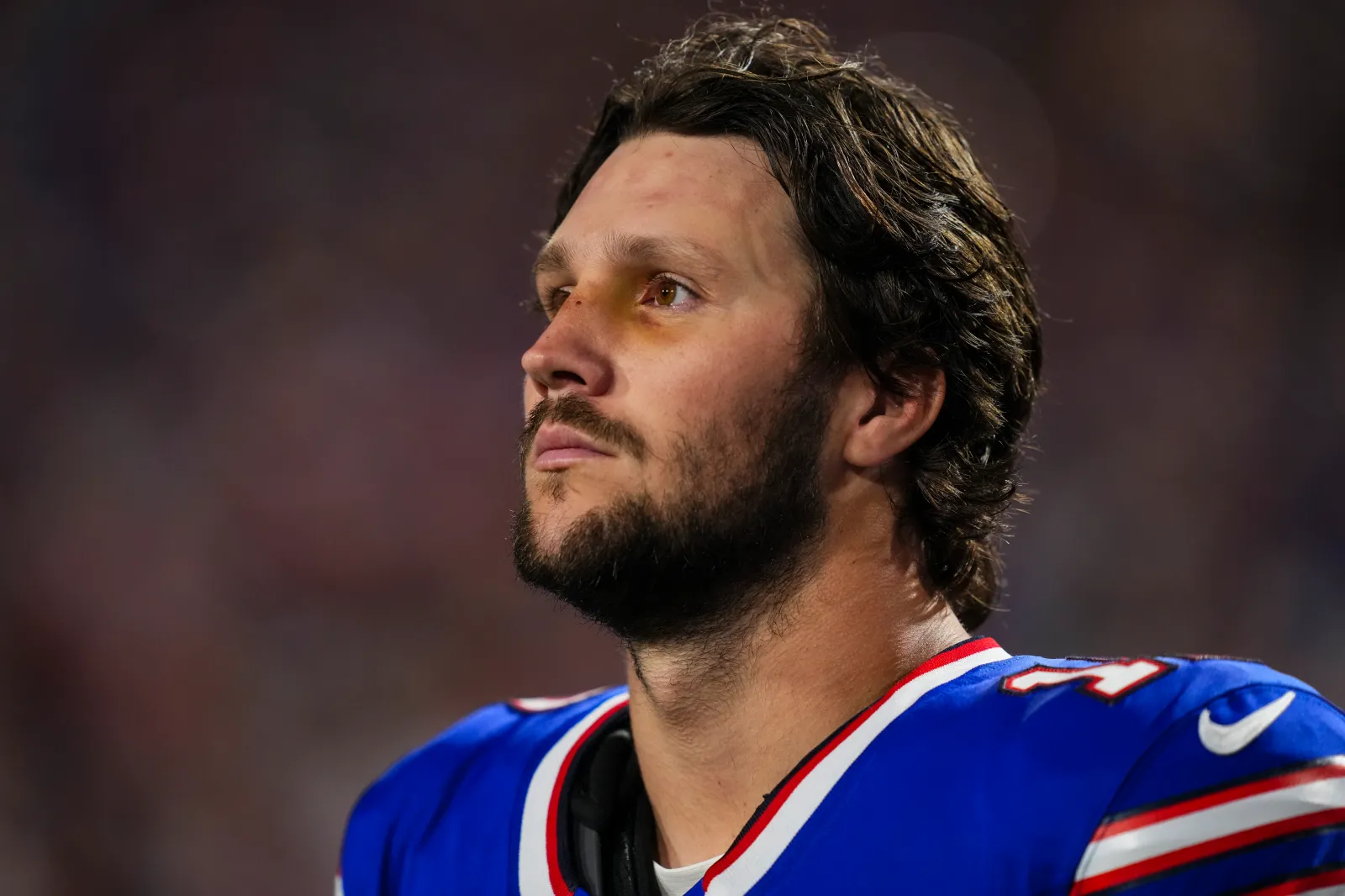 Josh Allen #17 of the Buffalo Bills