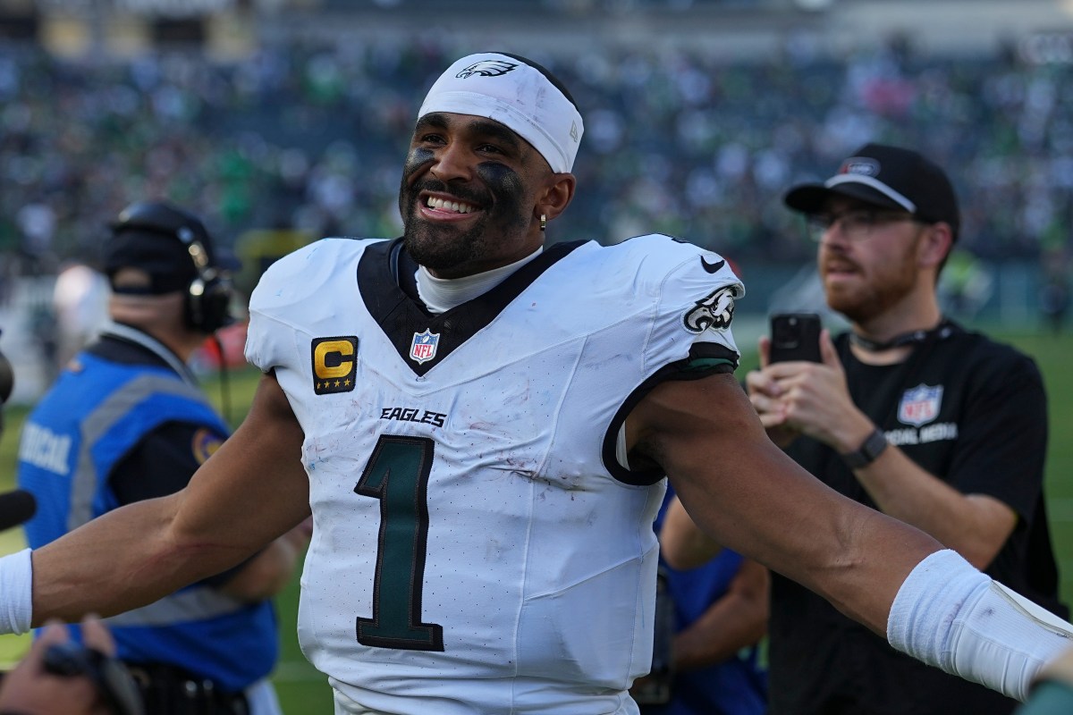 Eagles' Jalen Hurts Clears the Air on His Viral Sideline Moment