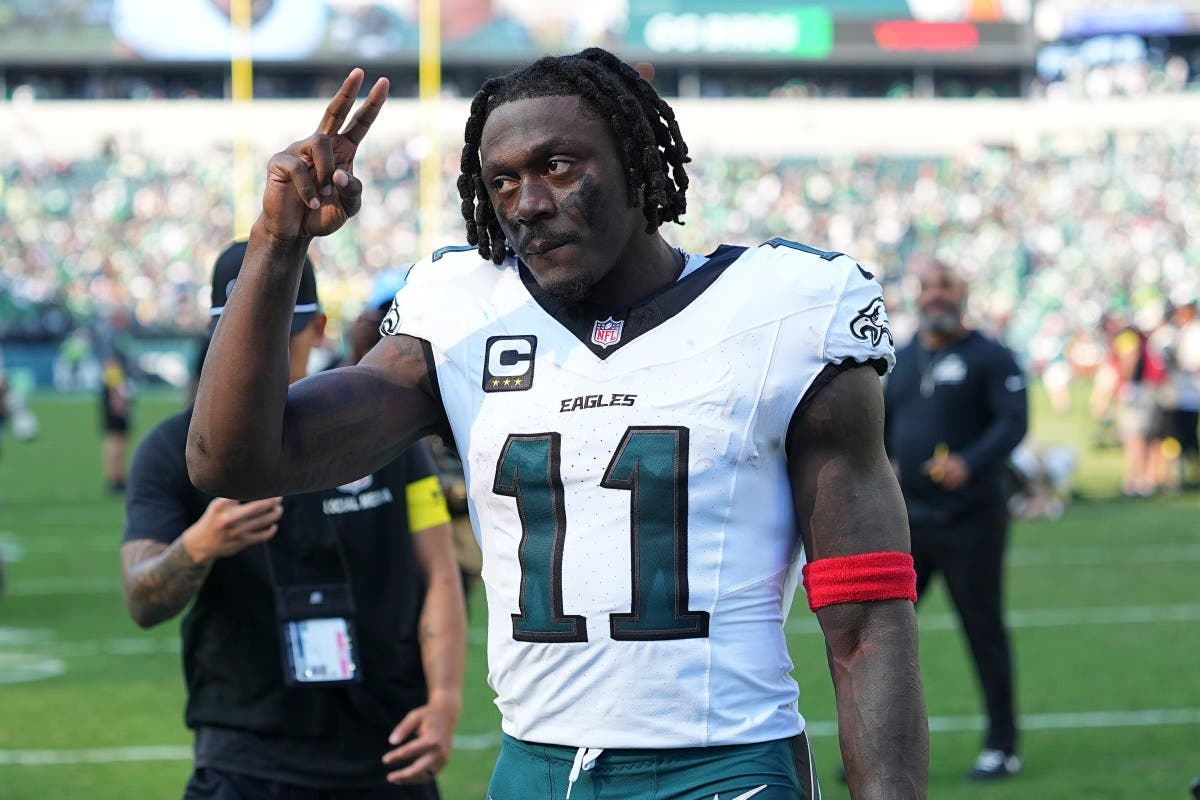 Eagles OC Breaks Silence on AJ Brown Trade Rumors After Cryptic Tweet