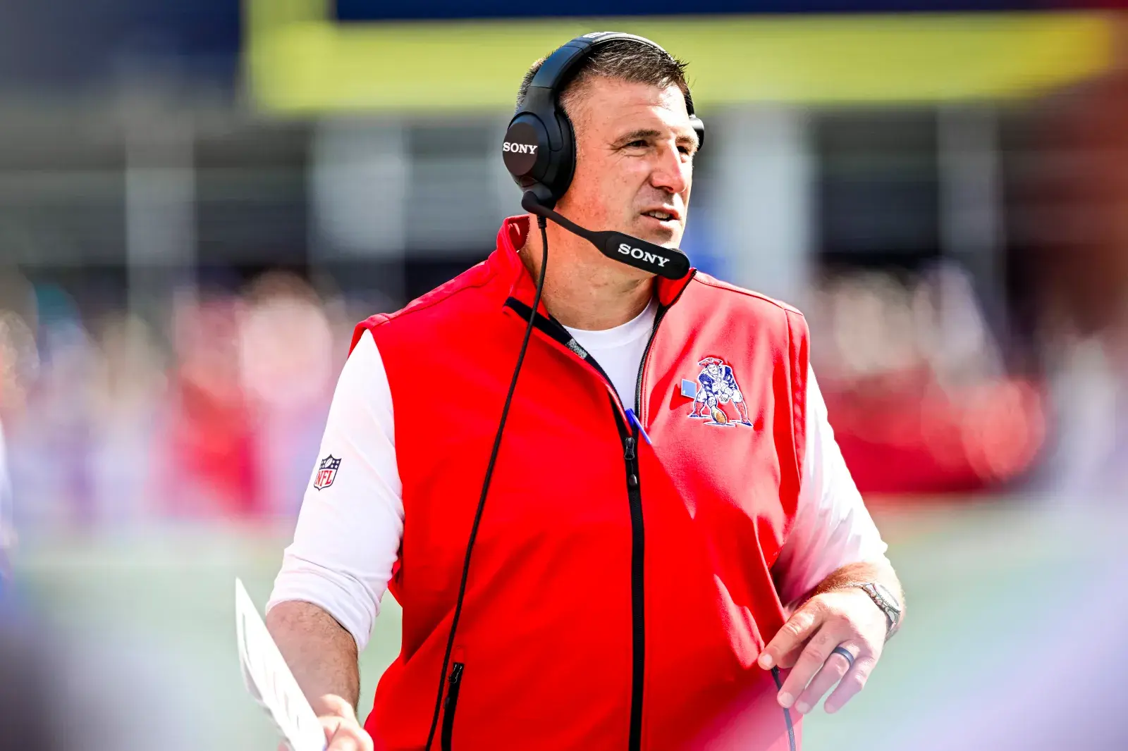 New England Patriots coach Mike Vrabel