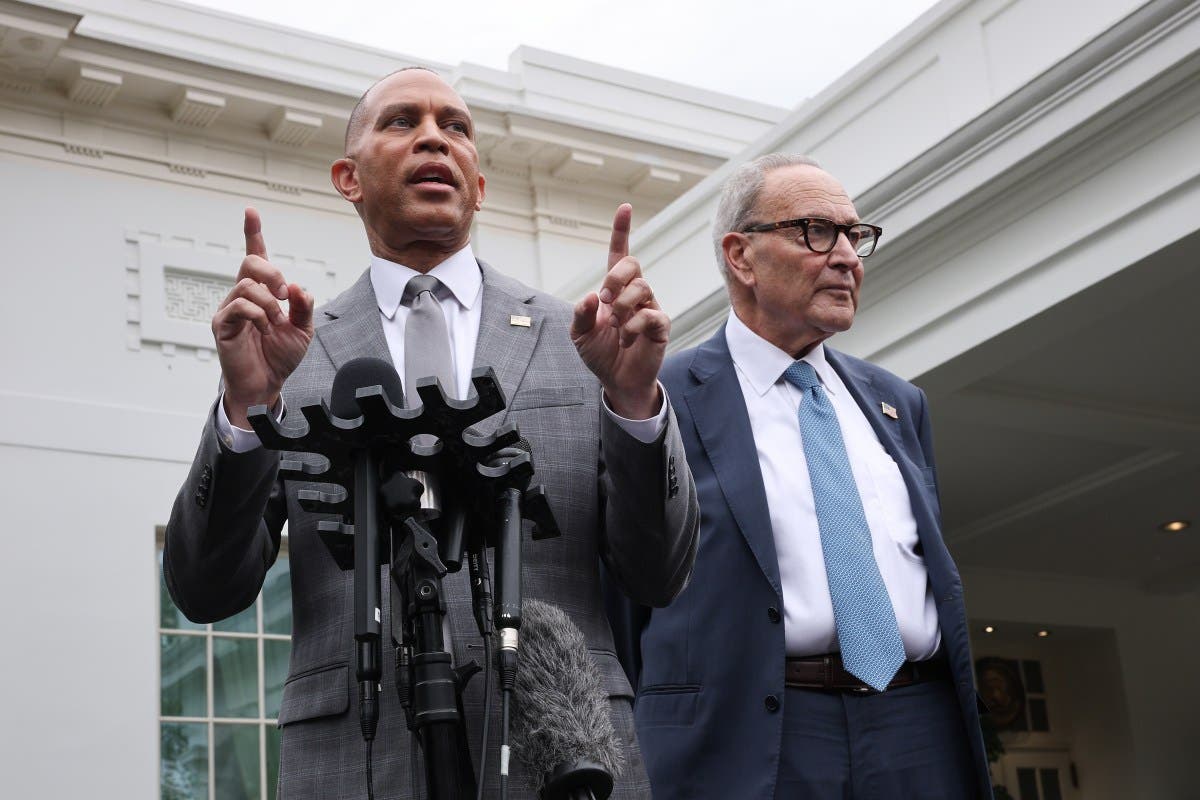 Democrat Confronts Speaker Johnson Over Trump's Racist AI Video Amid Government Shutdown Talks