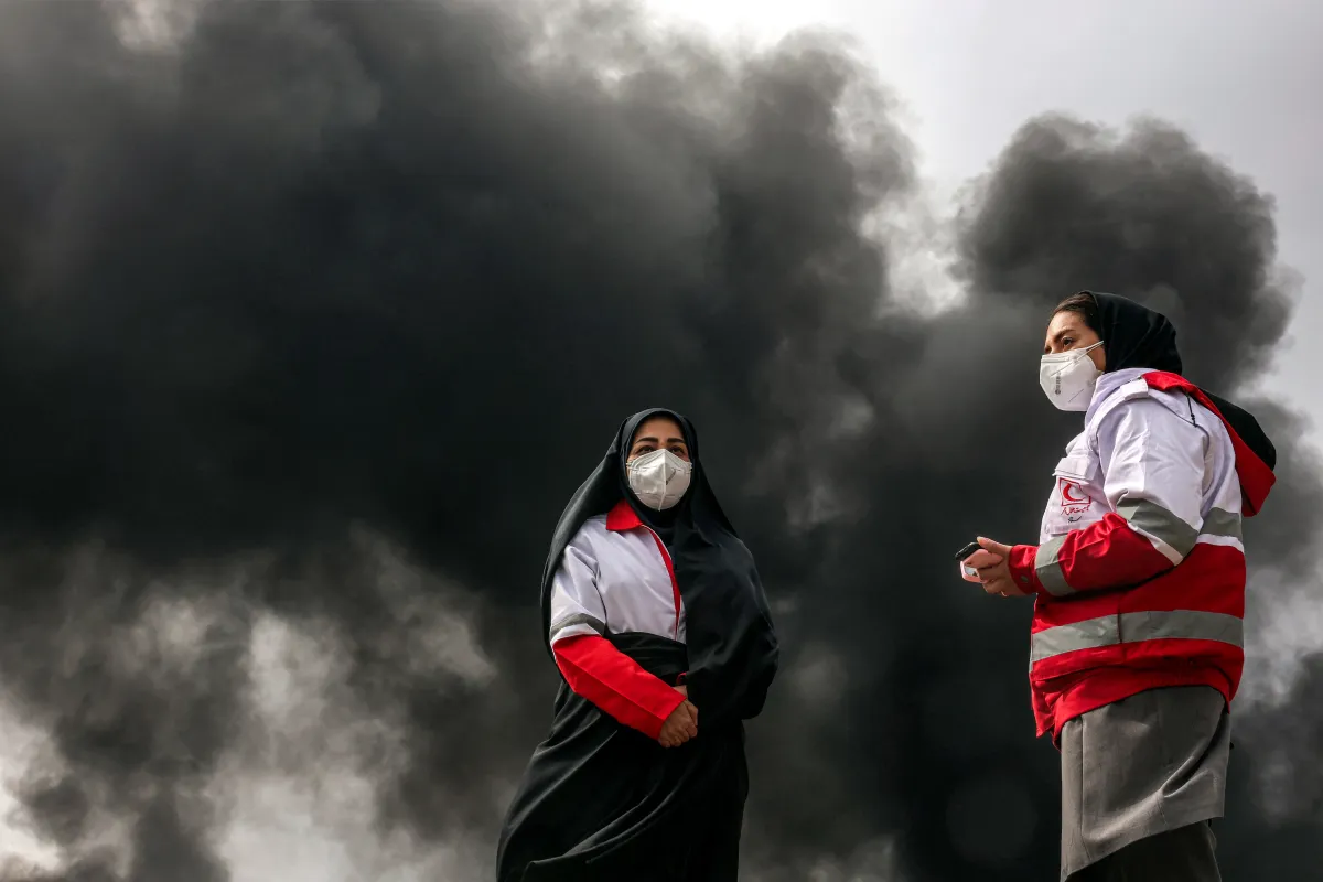 Health fears rise in Tehran after Israeli strikes bring black rain ...
