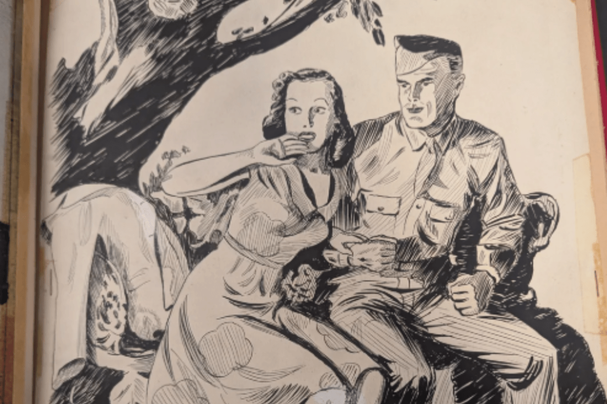 Man Finds Great-Grandfather’s 1920s Art Scrapbook—What’s Inside Shocks Him