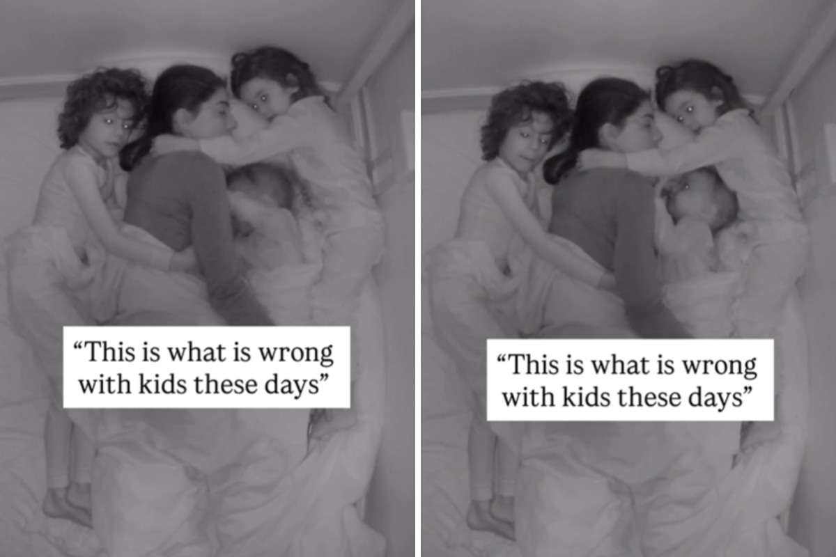 Mom Who Cosleeps With Her 3 Kids Applauded for Response to Critics