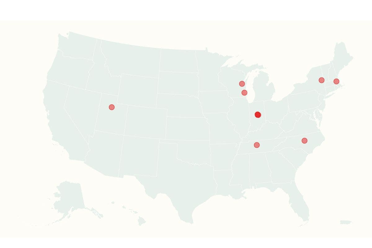 Map Shows Best Small Cities in America 2025