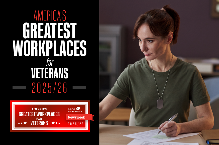 America’s Greatest Workplaces for Veterans 2025/26