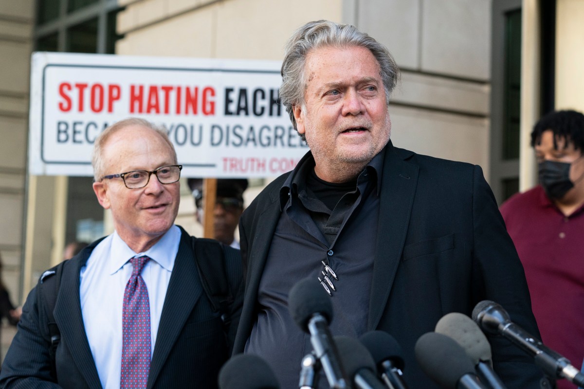 Steve Bannon Says &lsquo;There&rsquo;s a Plan&rsquo; for Trump 2028