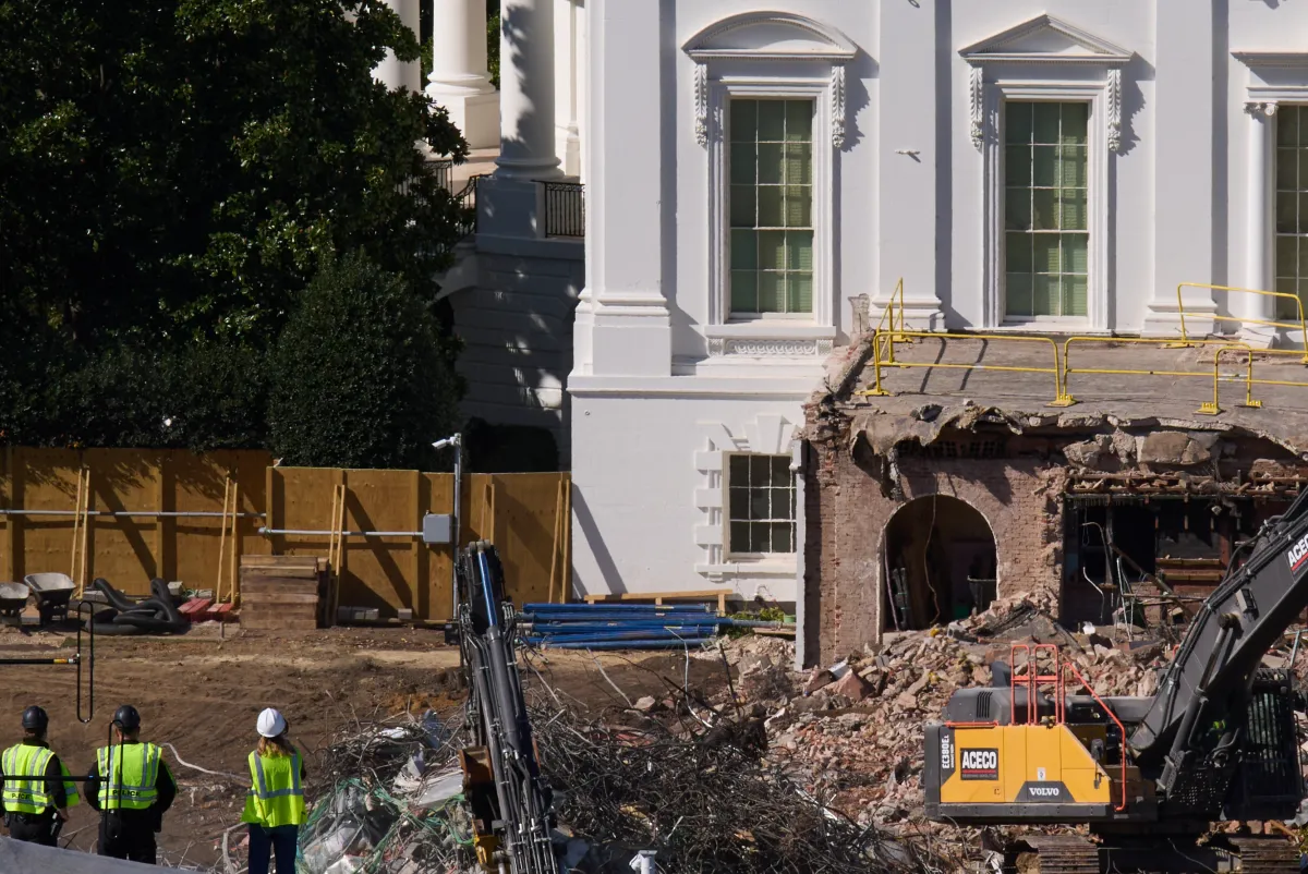 White House East Wing Latest: New Photos Show Full Demolition - Newsweek