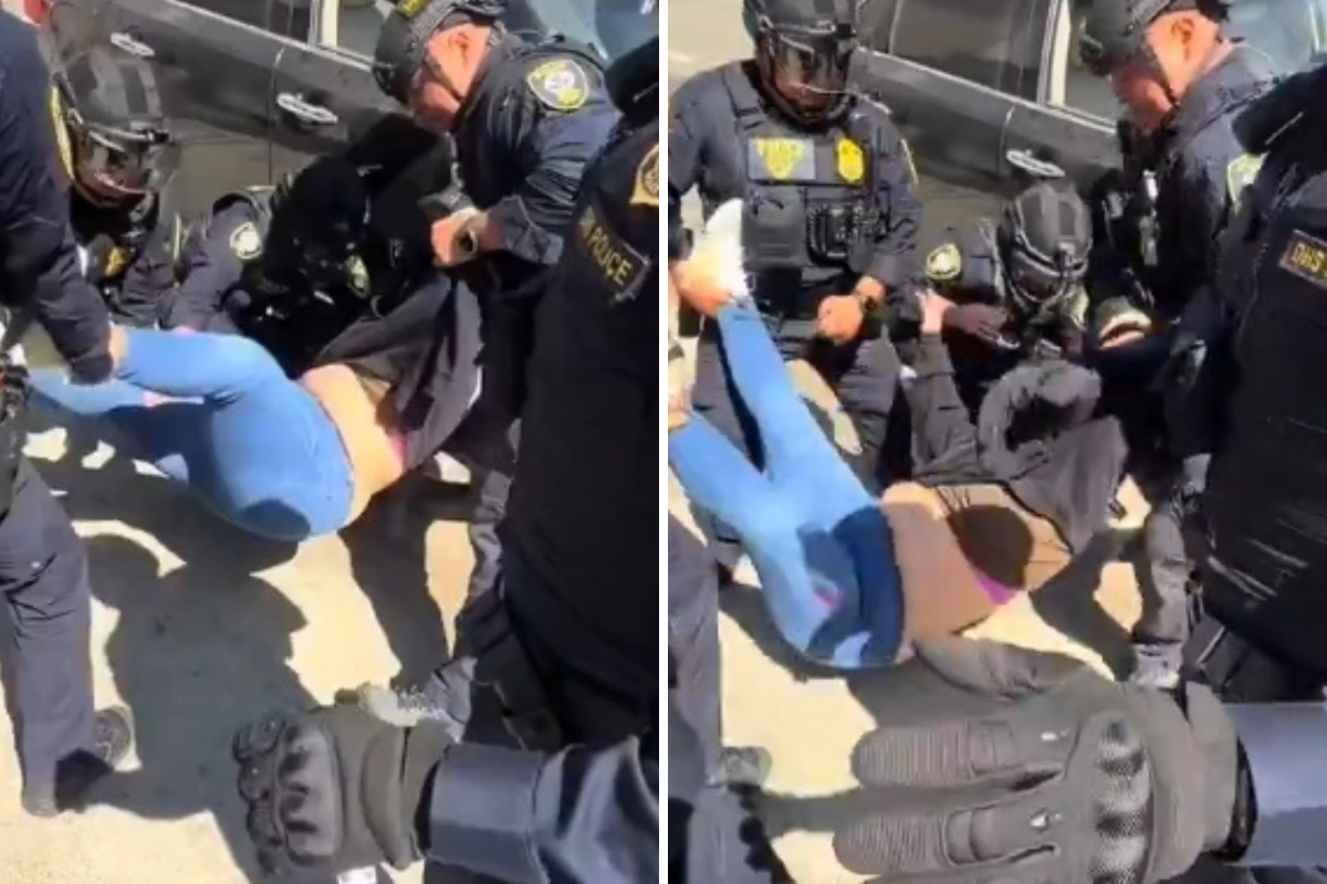 ICE Agents Rip Clothes Off Woman During Arrest, Video Shows - Newsweek
