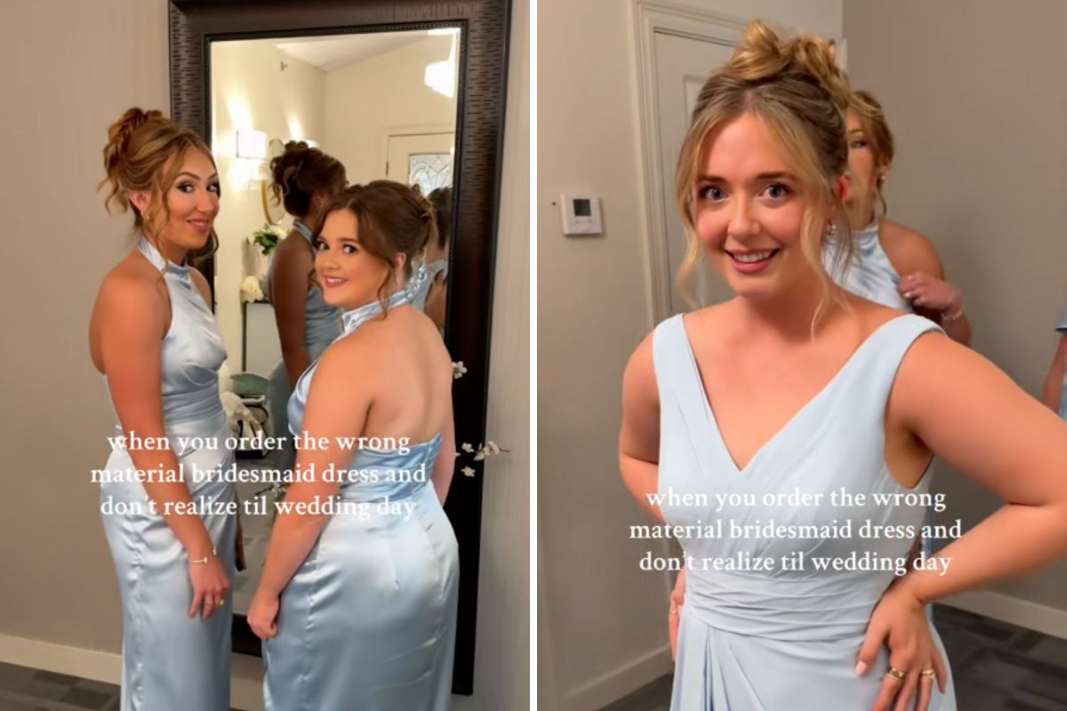 When Dress Mishaps Steal the Show: A Bridesmaid's Embarrassing Wedding Moment