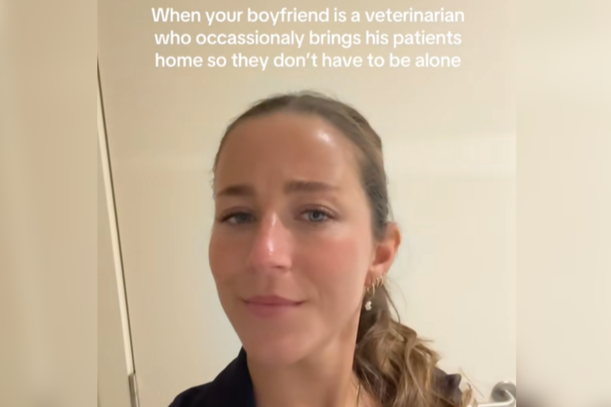 Woman Has Veterinarian Boyfriend, Tears Over Who He Brings Home After Work